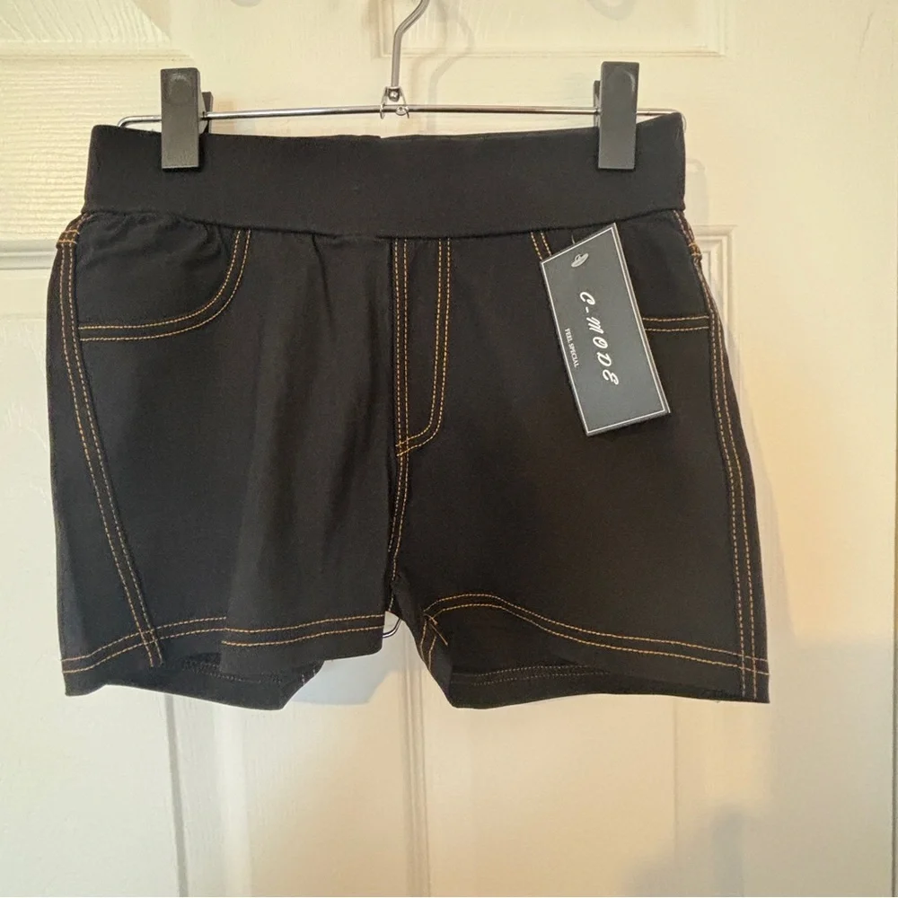 Women’s NWT C-Mode Dark Blue Denim Shorts Size Small‎